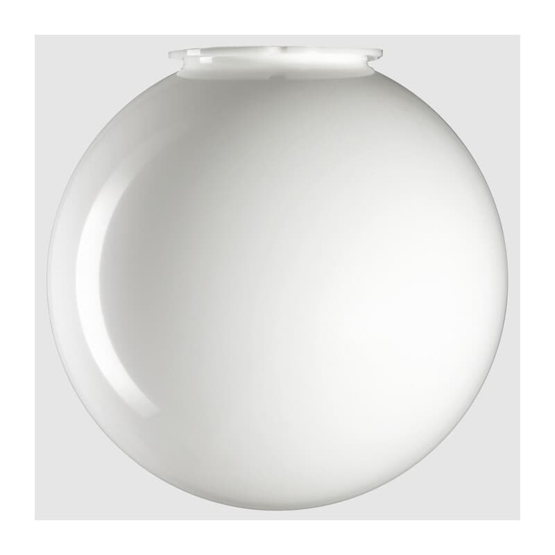 Globo Opale Bianco D 25 cm 2 Pezzi - 2