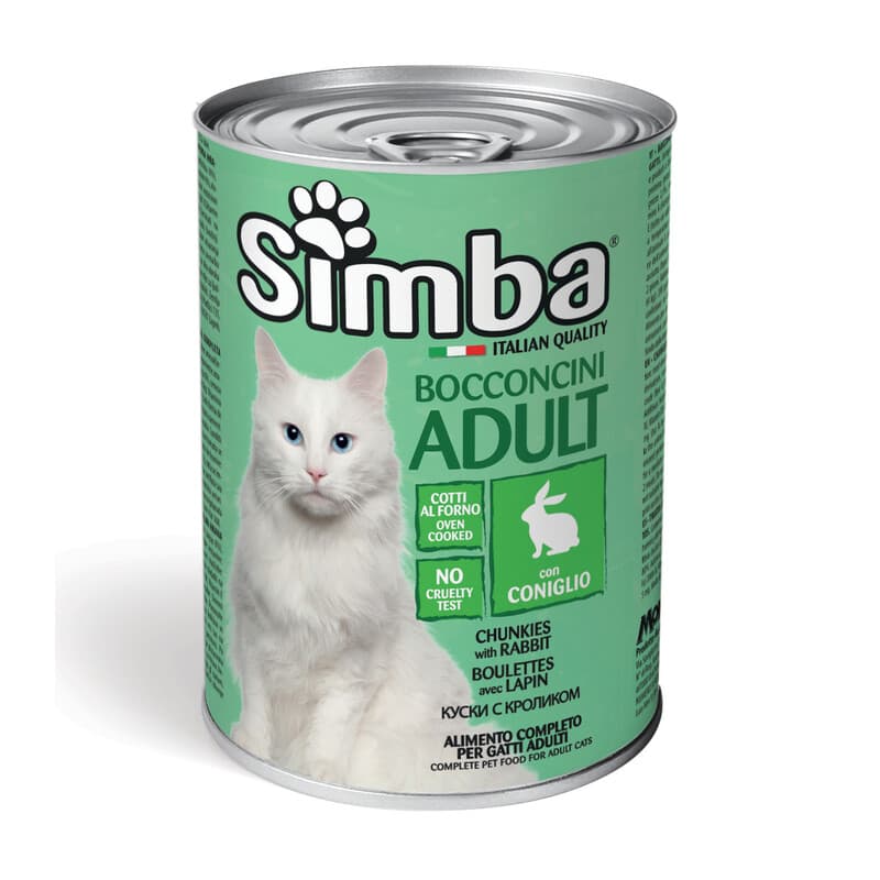 Cibo Gatto Monge Simba 415 g Bocconcini Coniglio 24 Pezzi - 2