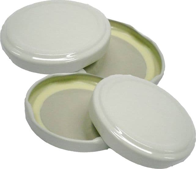 Capsula per Barattolo D 63 mm Bianco 100 Pezzi - 2
