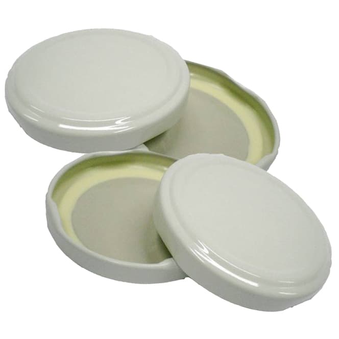 Capsula per Barattolo D 63 mm Bianco 100 Pezzi - 2