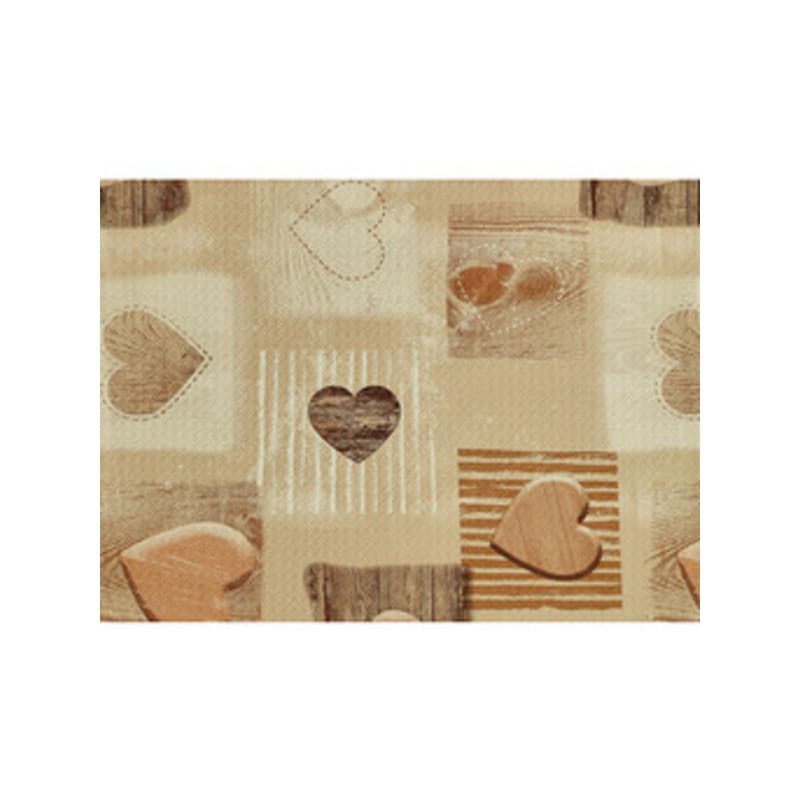 Passatoia Futura H 52 cm Cuori Beige 20,0 ml - 2