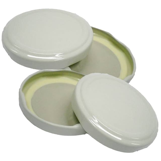 Capsula per Barattolo D 53 mm Bianco 100 Pezzi - 2