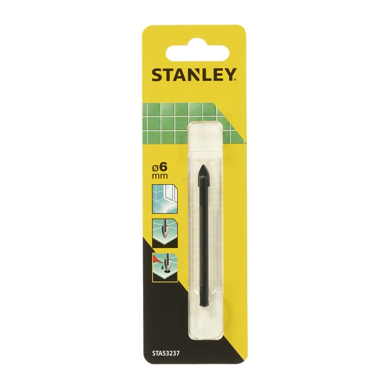 Piranha Stanley STA53237 X53237 Punta Vetro e Ceramica 6 mm - 2