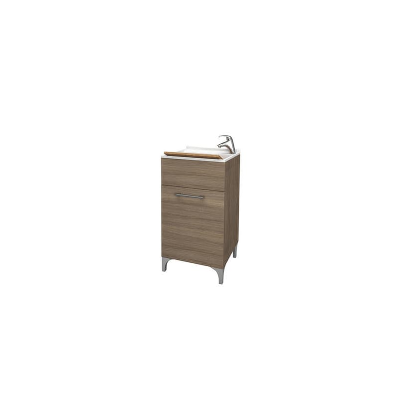 Lavatoio Legno 45 x 50 Rovere Fumo - 2
