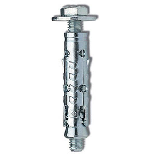 Tassello le B 8 Acciaio Testa Esagonale Elematic 50 Pezzi - 2