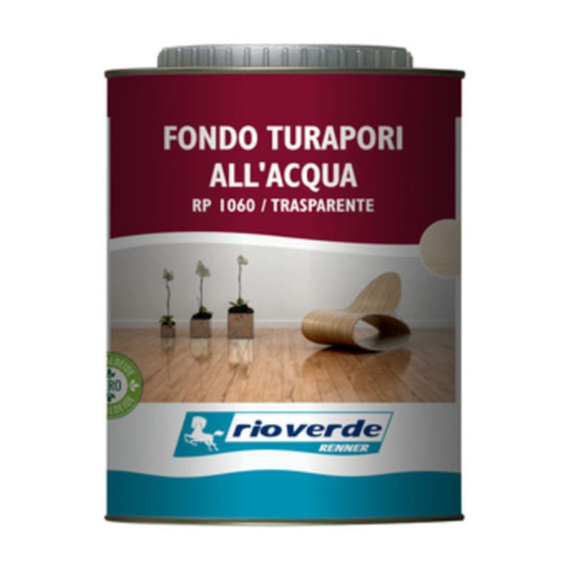 Rioverde Rp 1060 Primer per Parquet 0,750 l Traspar 6 Pezzi - 2