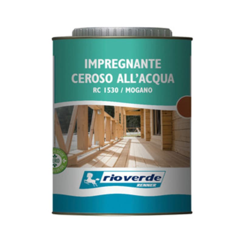 Rioverde Rc 1530 Impregnante Ceroso 0,750 Mogano 6 Pezzi - 2