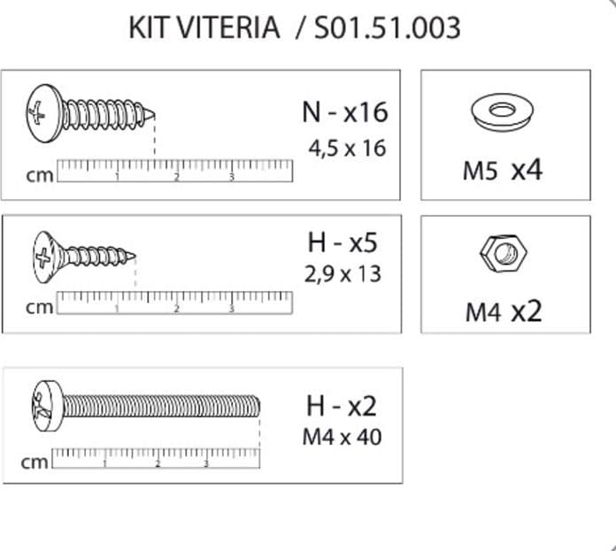 Kit Viteria S01.51.003 x Armadio Sporco Pulito Resina 1 Anta 175 x 59 x 39 – Idroweb