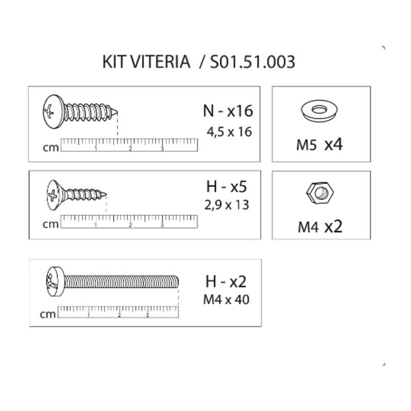 Kit Viteria S01.51.003 x Armadio Sporco Pulito Resina 1 Anta 175 x 59 x 39 - 2