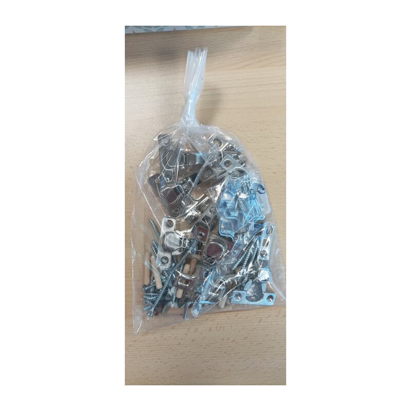 Kit Montaggio x Kit Armadio 2 Ante 3 Ripiani Multiuso 73 x 37XH180 Cm 1,0 - 2