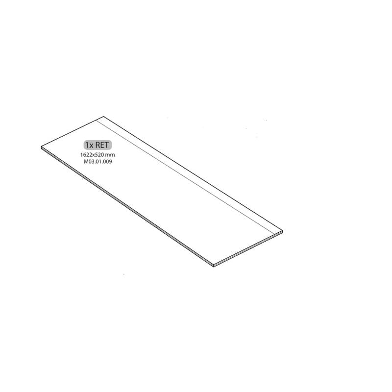 Armadio Sporco Pulito Resina 1 Anta 175 x 59 x 39 Kit Posteriore M03.01.009 - 2