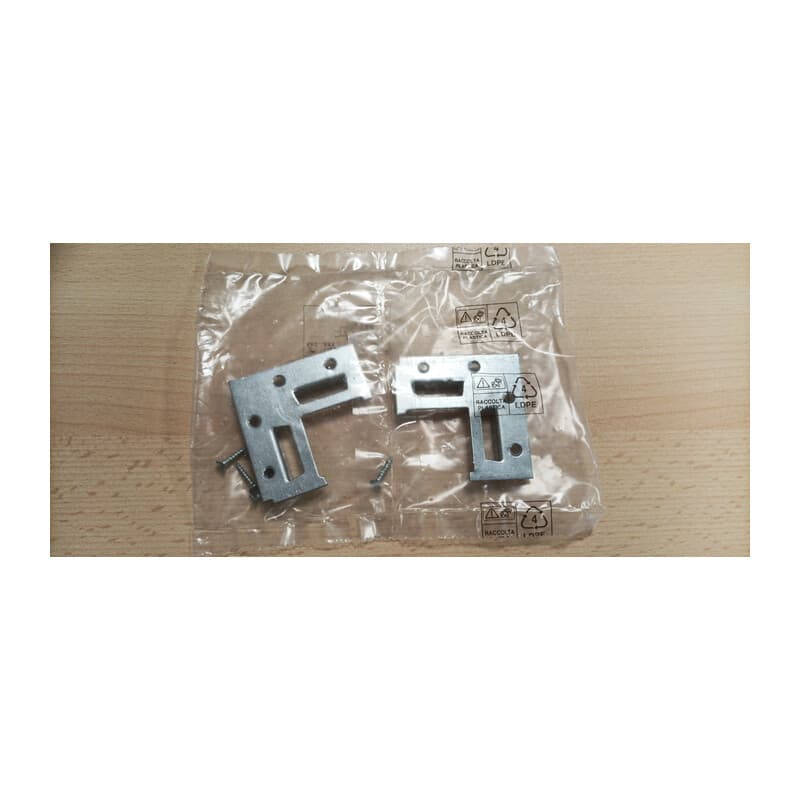 Accessori Montaggio x Specchio da Bagno 960 con 2 Ante Rovere Fumo 1,0 - 2