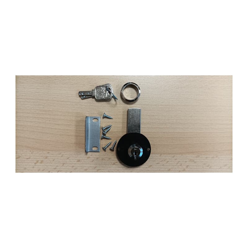 Serratura x Ufficio Double Cassettiera 3C 71 x 51 cm Ossido - 2