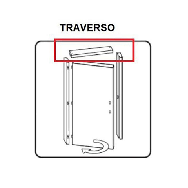 Traverso Battente x Porta Microtec Ciliegio 210 x 70 - 2