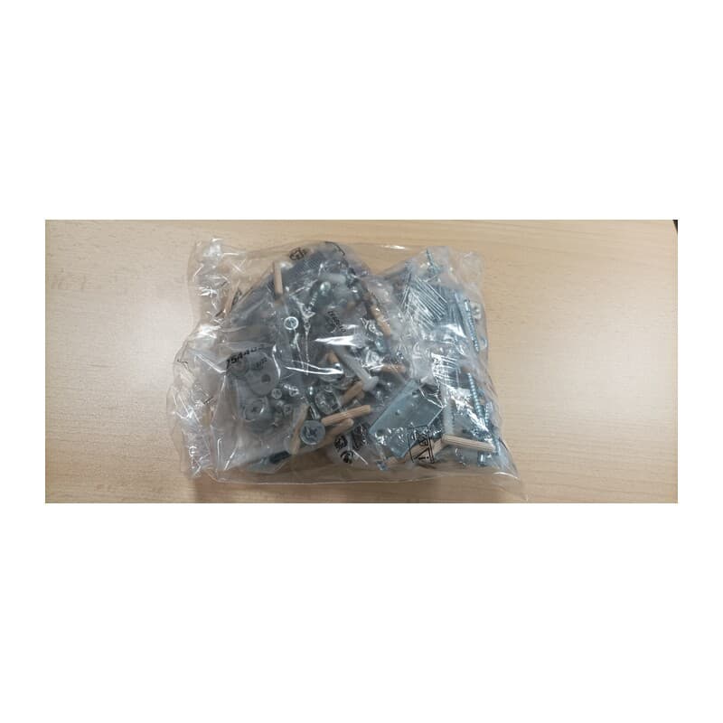 Kit Armadio Focus 2A 1CASS 79 x 35 x 170 Cem. Bia Accessori - 2