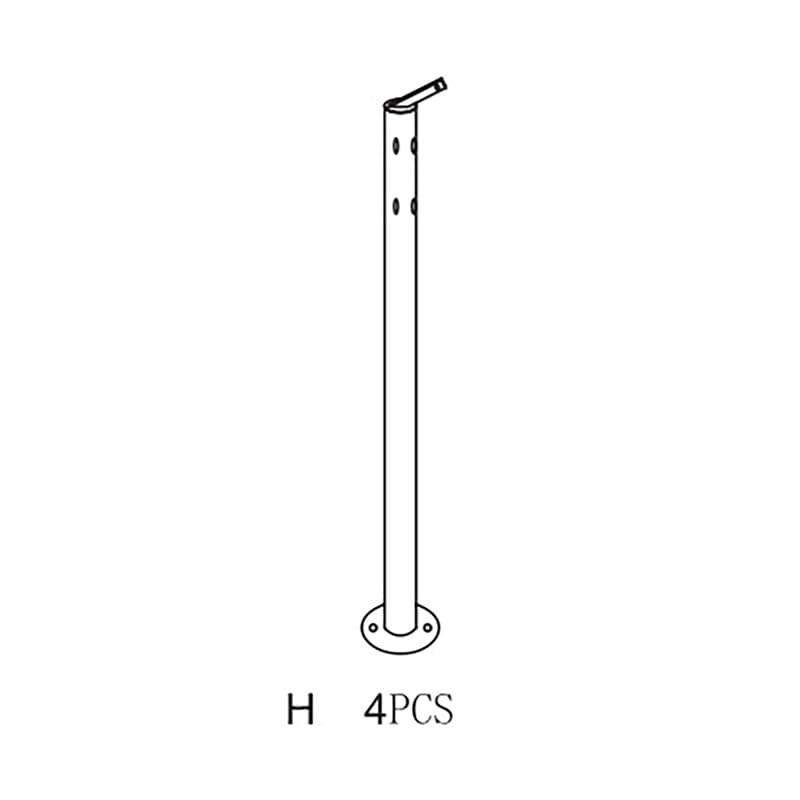 Palo H x Gazebo in Acciaio MT.3 x 4 Armonia Yf 3246 603457 - 2