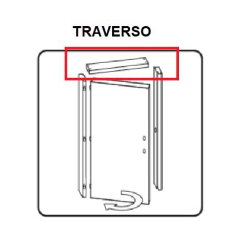 Traverso Battente Porta Microtec Cilieg 210 x 80 - 2