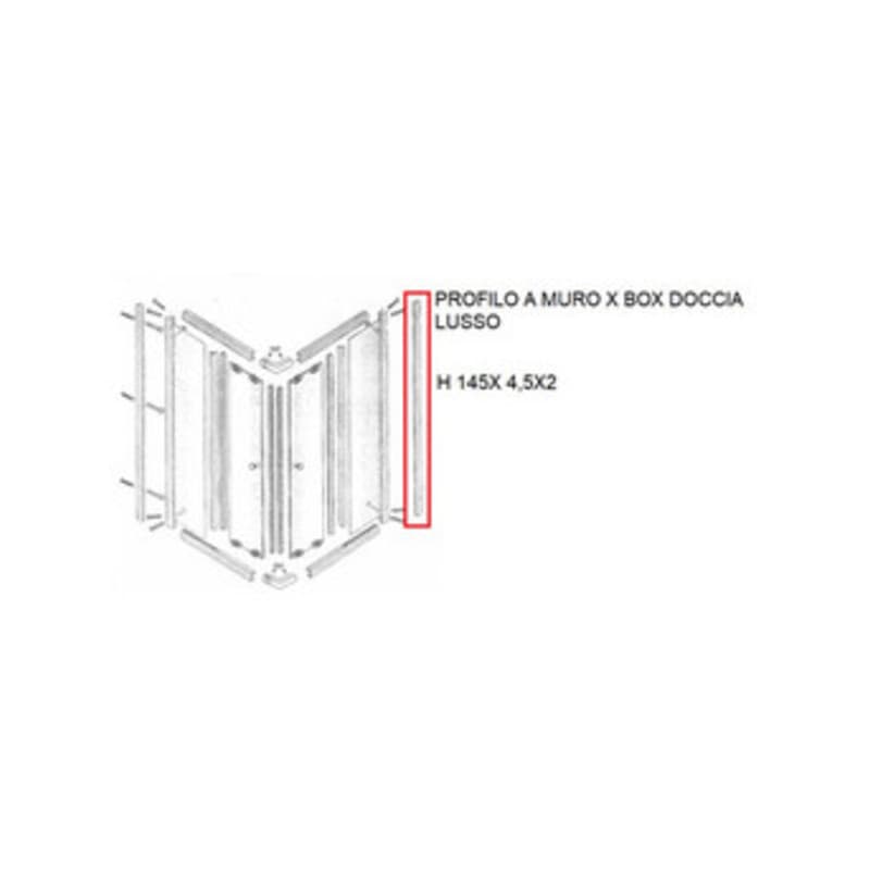 Profilo a Muro x Box Doccia Crist.lusso - 2