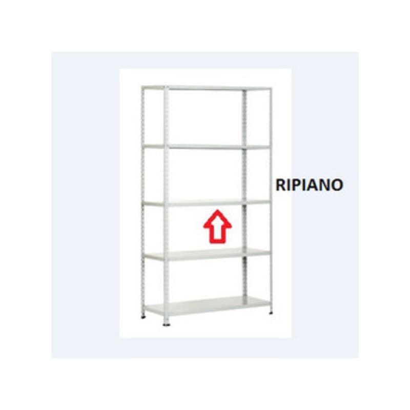 Ricambio Ripiano per Panda Kit a 5 Ripiani 40 x 80 - 2