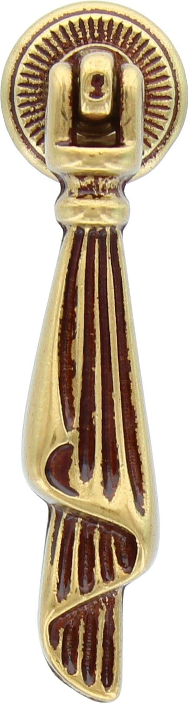 Maniglia 21391 20 x 72 mm Ottone Patine 5 Blister Bl 2 Pezzi - 2