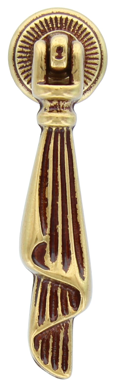 Maniglia 21391 20 x 72 mm Ottone Patine 5,0 Blister Bl 2 Pezzi - 2