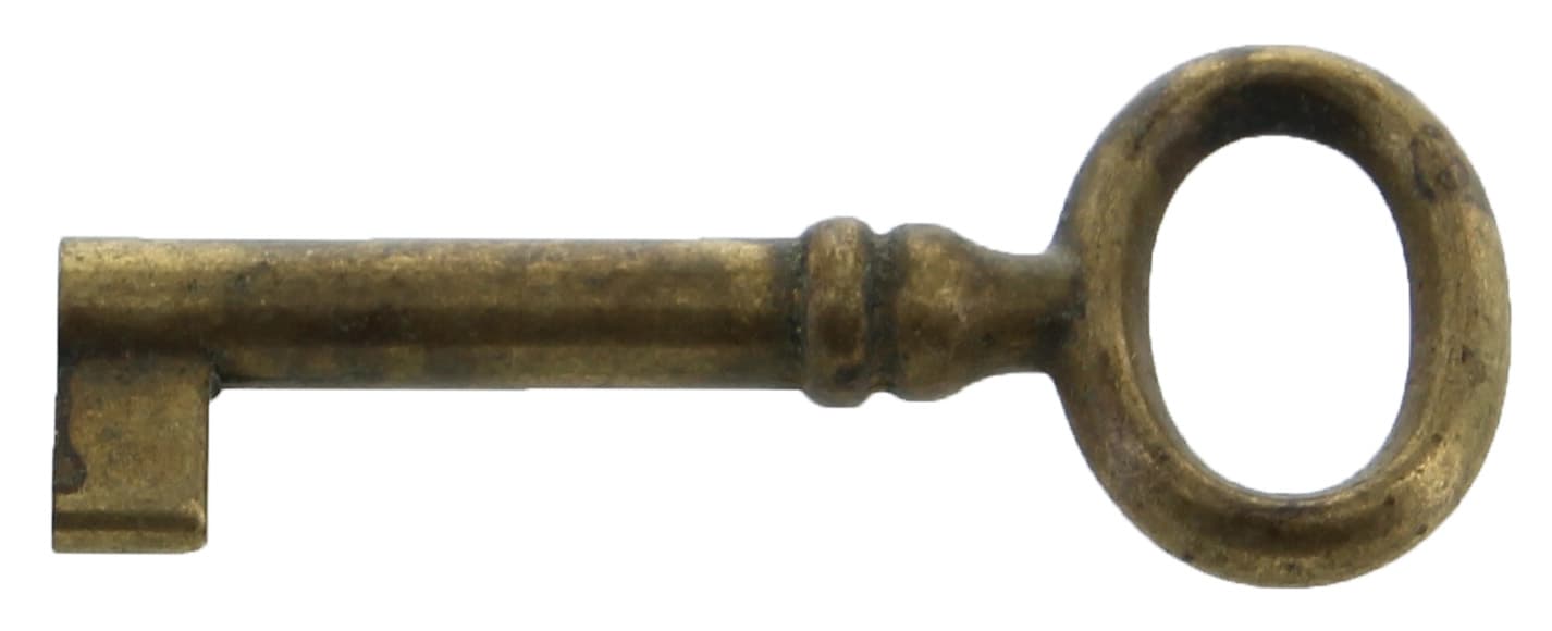 Chiave per Mobili 33718 24 x 56 mm Ottone Anticat Metal Style 5,0 Blister - 2