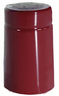Capsula Termoretraibile PVC D 31 x 55 Rosso 100 Pezzi - 2