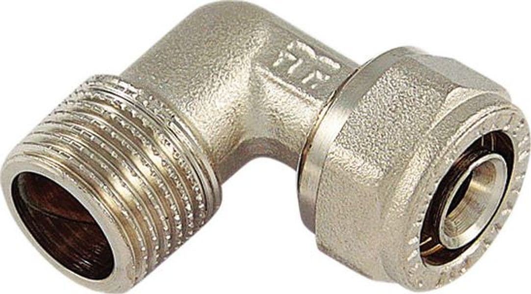 Gomito M.16 x 1/2 per Multistrato Tiemme 10 Pezzi - 2
