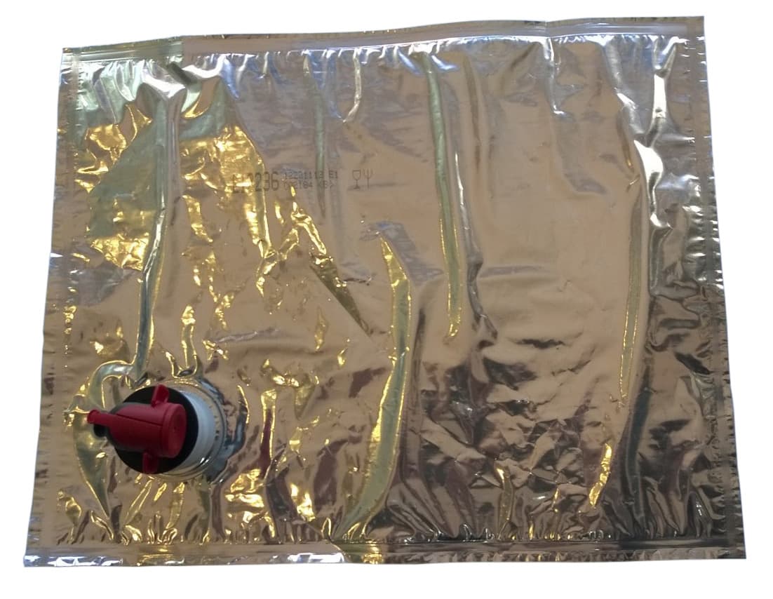 Sacca Vino Bag in Box Alluminio con Rubinetto 3 l 15 Pezzi - 2