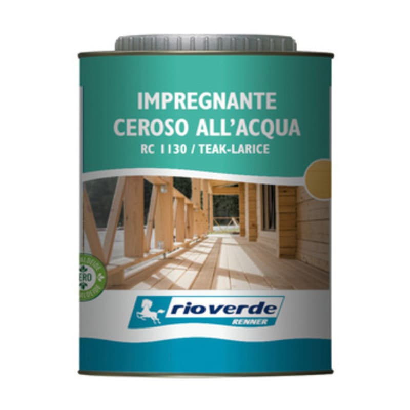 Rioverde Rc 1130 Impregnante Ceroso 0,750 l Teak 6 Pezzi - 2