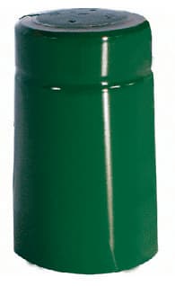 Capsula Termoretraibile PVC D 31 x 55 Verde 100 Pezzi - 2