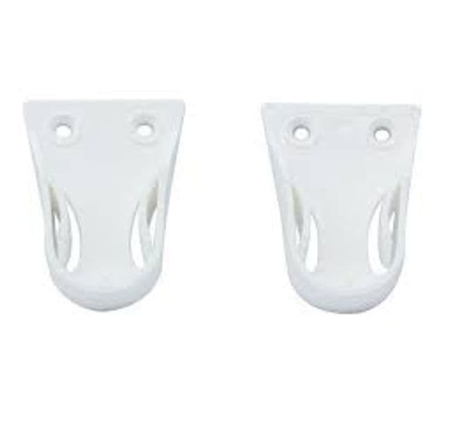 Bl Reggitubo Laterale D 18 mm con Perno Bianco 5 Blister 2 Pezzi - 2