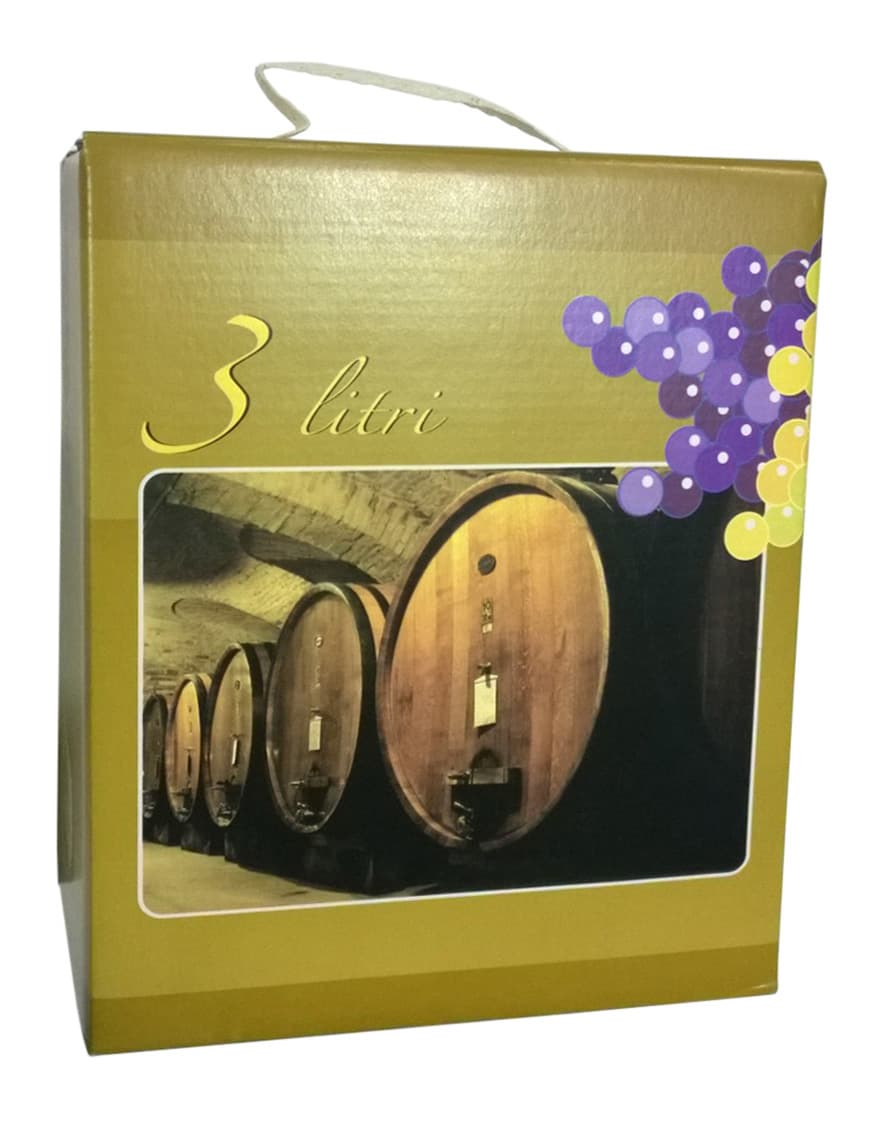 Scatola per Sacca Bag 3 l Colorato e Manico 15 Pezzi - 2