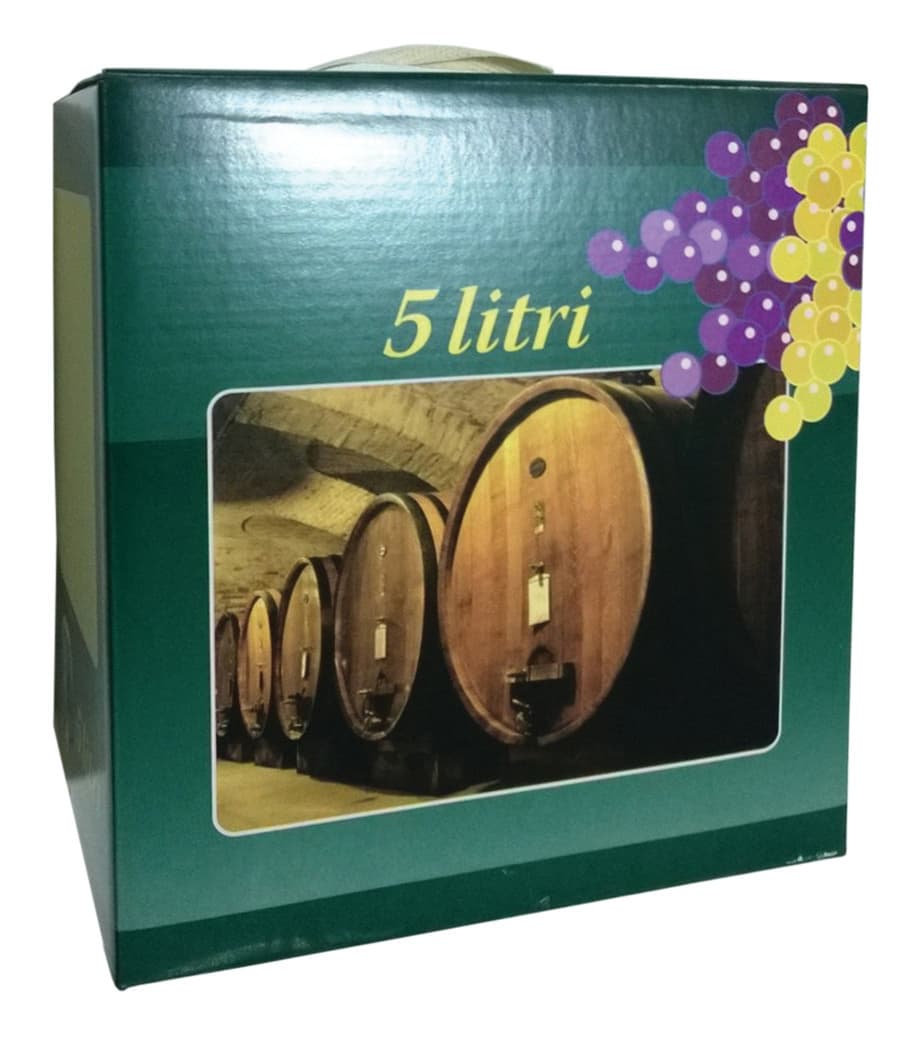 Scatola per Sacca Bag 5 l Colorato e Manico Meola 20 Pezzi - 2
