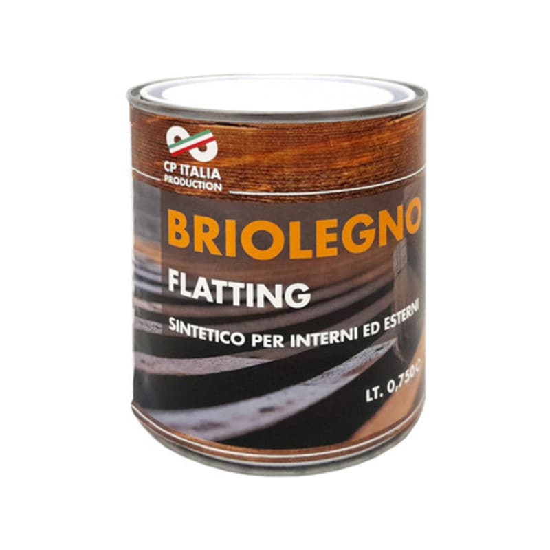 Vernice Lucida 2,5 l Flatting Briolegno 2 Pezzi - 2