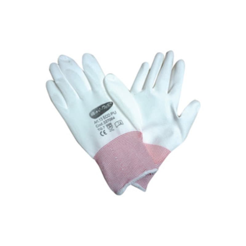 Guanti da Lavoro Nylon Poliuretano 13 Eco Taglia 9 12 Paia - 2