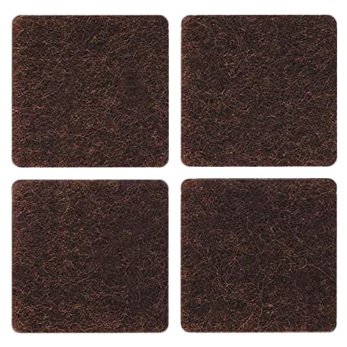 Feltrino Adesivo Sedia Marrone 100 x 100 mm Cf * 50,0 Confezione - 2