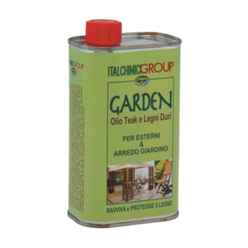 Garden Olio per Teak e Legni Duri 500 ml Italchimici 12 Pezzi - 2