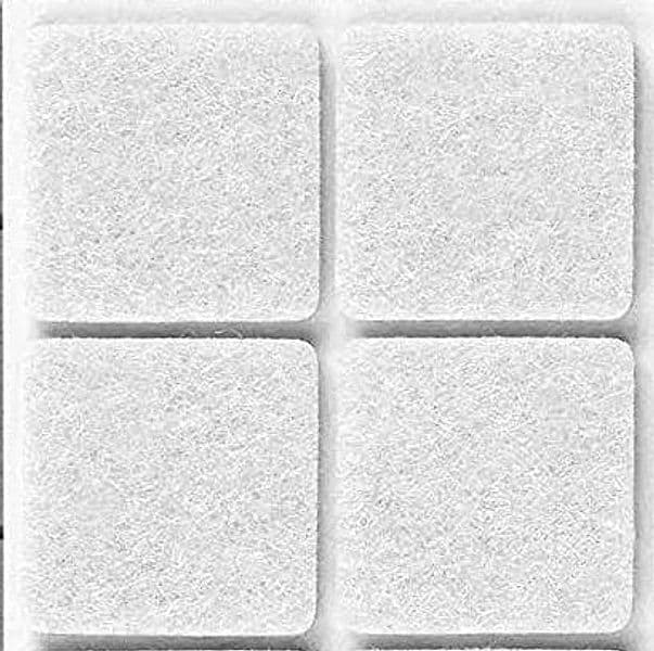 Feltrino Adesivo Sedia Bianco 35 x 35 mm ** 50 Confezione 3 Pezzi - 2