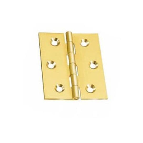 Cerniera Fresata Piana Ottone Satin 70 x 55 mm Mariva 24 Pezzi - 2