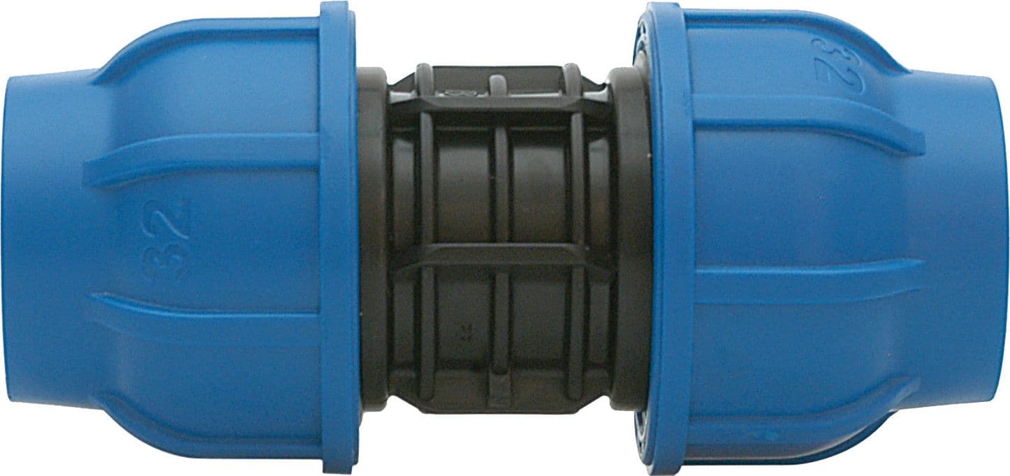 Raccordo Nylon Manicotto Giunzione 32 mm Pl Irritec 5 Pezzi - 2