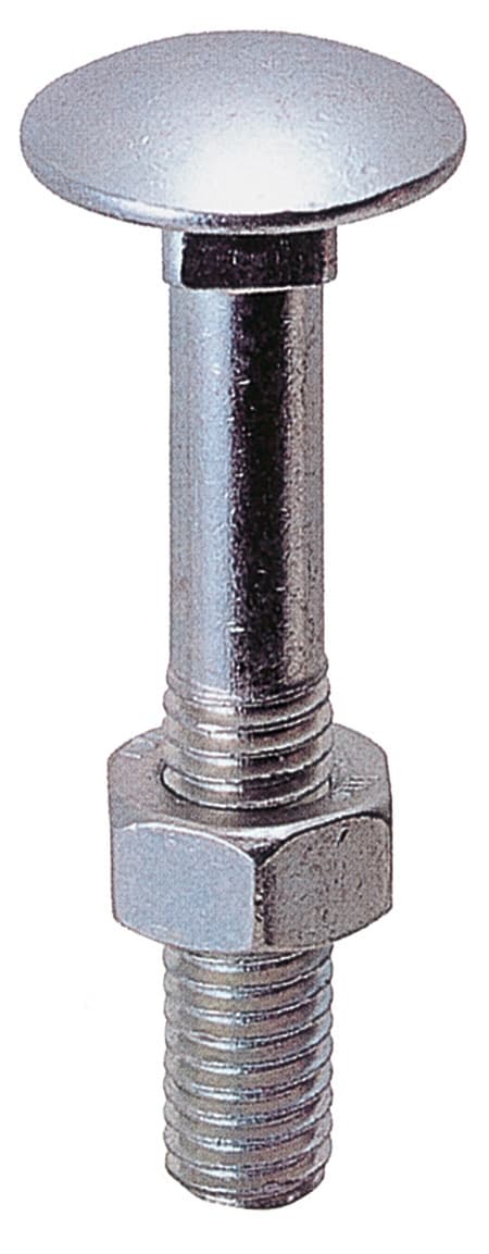 Bulloni Zinc. a Legno Ttqst UNI 5732 5 x 16* Bulloneria del Toce 500 Pezzi - 2