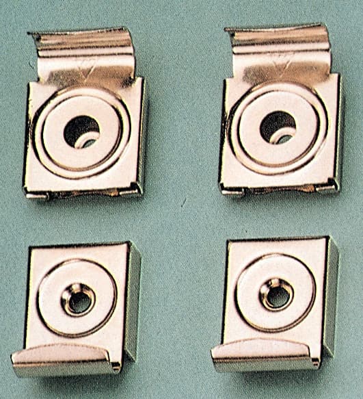 Sc Fermaspecchi Esco Ferro Nichel ART.202 con Tass 5 Pezzi - 2