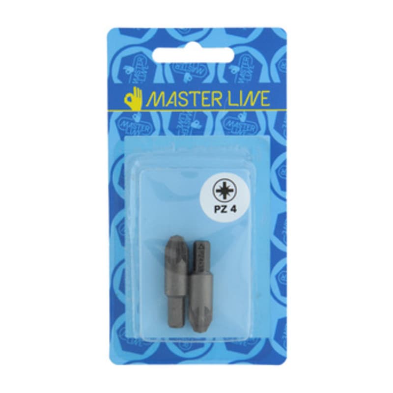 Bl Inserto Pozidriv PZ4 da 38 mm 5,0 Blister 2 Pezzi - 2