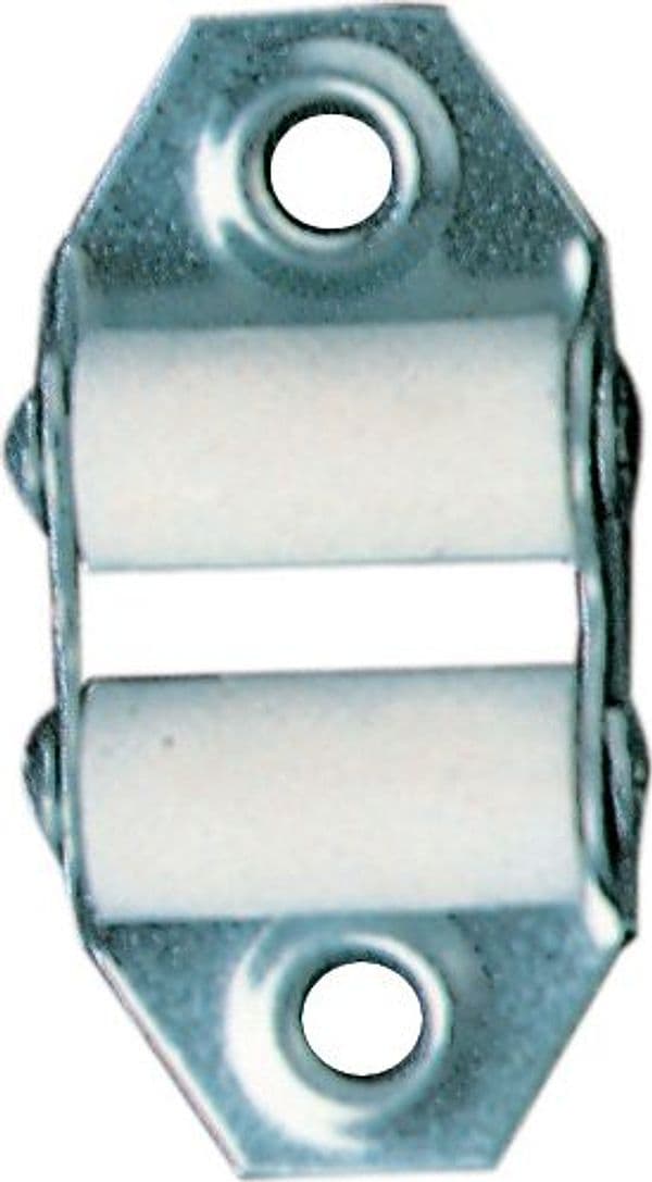 Sc Guidacinghia Ferro Verticale con Rullini Plastica Bolis Italia 5 Pezzi - 2