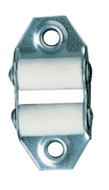 Sc Guidacinghia Ferro Verticale con Rullini Plastica Bolis Italia 5 Pezzi - 2