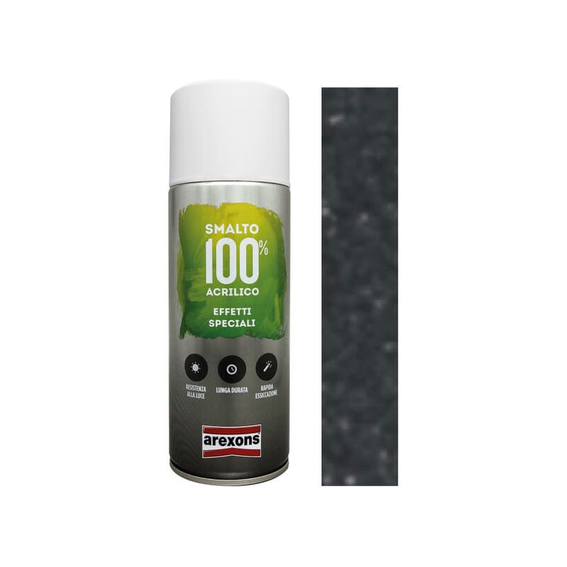 Smalto Spray Ferro Micaceo Grigio Grafite 3721 6 Pezzi - 2