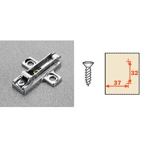 Salice Basetta Reg per Cerniere BAR3R09 H 0 50 Pezzi - 2