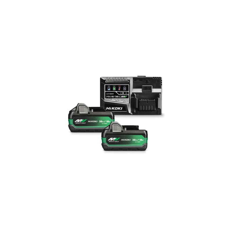 Hikoki Pack Batteria UC18YSL3WHZ Multivolt e Caric - 2