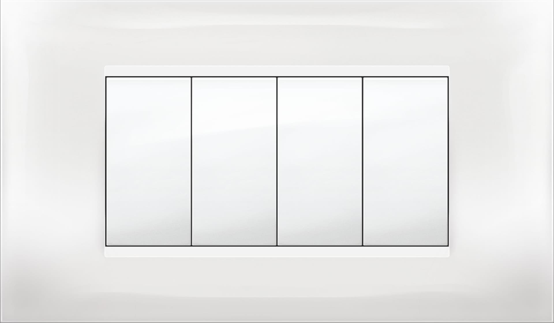 Placca Mivida Plana Bianco 4P - 2